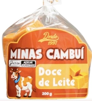 MINAS CAMBUI DOCE DE LEITE 200G